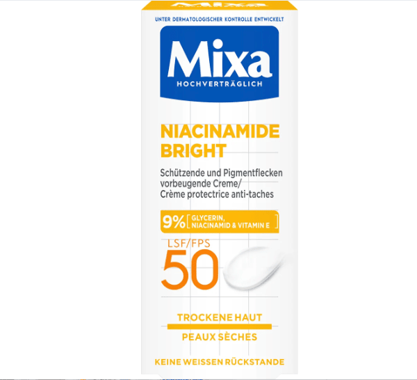 Crème hydratante Niacinamide Bright SPF 50, 50 ml