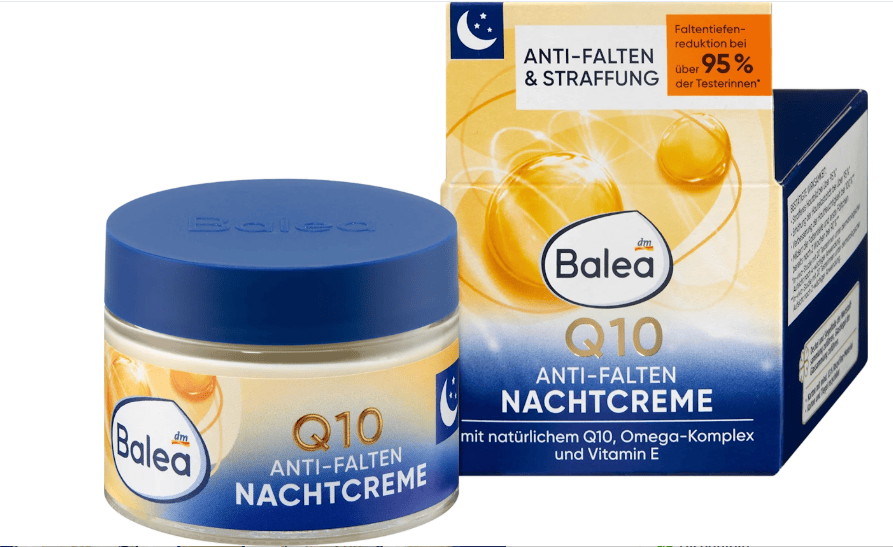 Crème de nuit anti-rides Q10, 50 ml