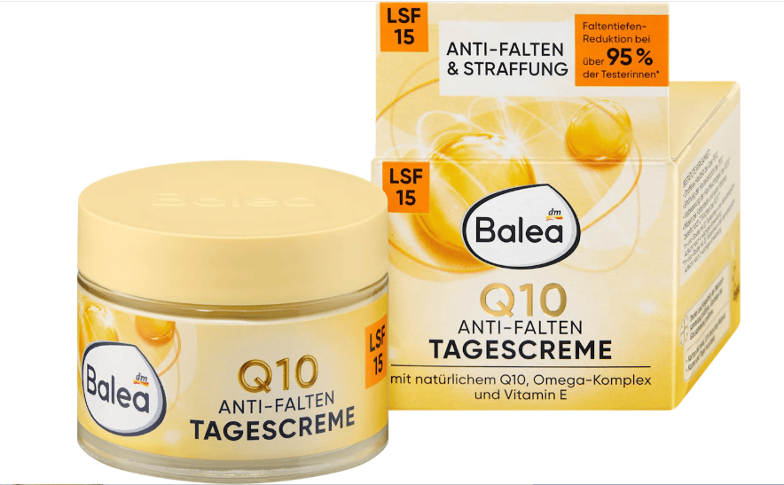 Crème visage anti-rides Q10 SPF 15, 50 ml