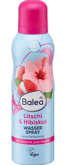 Eau en spray litchi et hibiscus, 150 ml
