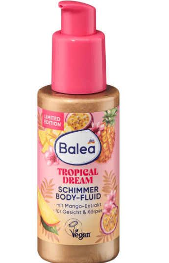 Fluide corporel Rêve Tropical Scintillant, 75 ml