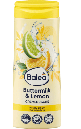 Crème de douche Babeurre et Citron, 300 ml