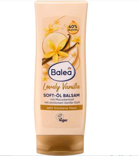 Baume huileux doux à la vanille, 200 ml