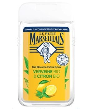 Le Petit Marseillais Gel douche extra doux Verveine & Citron Bio  250 ml