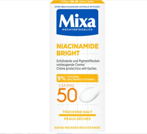 Crème hydratante Niacinamide Bright SPF 50, 50 ml