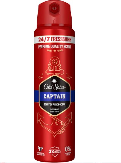 Déodorant en spray Captain, 150 ml